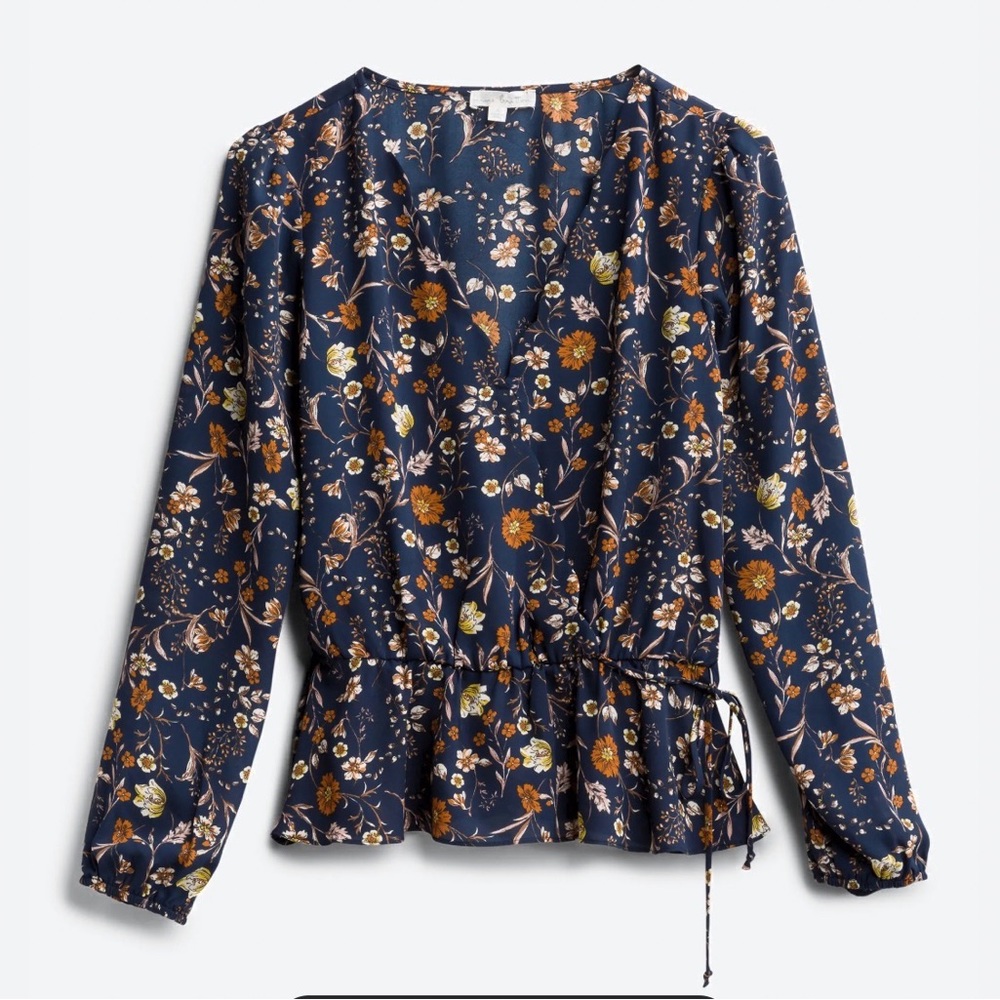 Nine Britton cavanna faux wrap blouse  size M - stitch fix exclusive